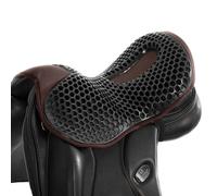 Housse de selle dressage pour cheval Acavallo Gel Out Ortho-Coccyx Marron L