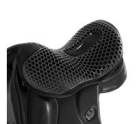 Housse de selle dressage pour cheval Acavallo Gel Out Ortho-Coccyx Noir L