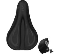 Housse De Selle En Gel Pour Vélo D'appartement,Couvre Selle Gel,Housse Selle De Ultra Confortable,Housse Selle Absorbant Les Chocs Pour Vtt Vélo De Route,E-Bike,Hommes,Femmes (B)