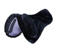 Housse de selle pour cheval en peau d'agneau Werner Christ Horse Premium Plus Bleu Poney