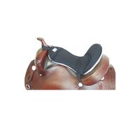 Housse de selle pour cheval rembourrée synthétique Umbria Equitazione Western Noir TU