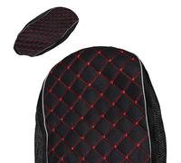 Housse de Selle pour Moto Cyclomoteur Noire, Maille Élastique Respirante