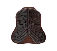 Housse de selle saut pour cheval Acavallo Air Plus Gel Marron M