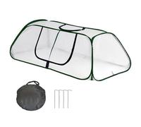 Housse de serre de jardin en PVC 115 x 55 x 45 cm avec fermeture éclair | Protège les jeunes plantes et légumes du gel froid tout en offrant une ventilation réglable pour une croissance saine.