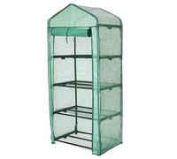Housse de Serre Pliable en PVC for Petite Maison Fleurs, Chambre d'enfant, Jardin, Chaud(Green)