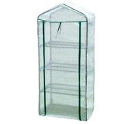 Housse de Serre Pliable en PVC for Petite Maison Fleurs, Chambre d'enfant, Jardin, Chaud(White)