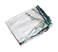 Housse de serre pour protection contre les intempéries en PVC transparent, emballage sans effort, pour espaces de jardin limités, 69 x 49 x 158 cm (transparent)