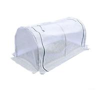 Housse de serre tunnel de qualité supérieure pour soins succulents, abri robuste et fiable (120 x 60 x 50 cm (blanc)