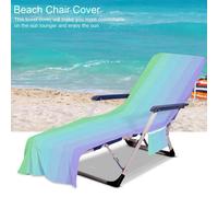Housse de serviette de plage en Fiber de sable, nouveau tapis de chaise longue, lit frais d'été, rangement pratique, 2021