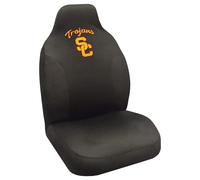 Housse de si ge en polyester FANMATS 14973 NCAA Univ of Southern California Trojans noir 20""""x48""""