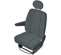 Housse de siège 1 pièce HP Autozubehör 22411 polyester anthracite siège conducteur
