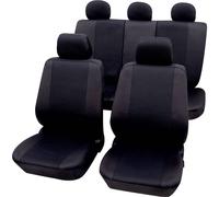 Housse de siège 11 pièces Petex 26174804 polyester noir siège conducteur, siège passager, siège arrière