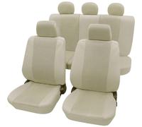 Housse de siège 11 pièces Petex 26174809 polyester beige siège conducteur, siège passager, siège arrière