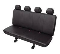 Housse de siège 5 pièces HP Autozubehör 22816 Cuir synthétique noir banquette arrière (4 places)