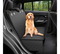Housse de siège arrière de voiture pour chien Protecteur de siège de voiture imperméable anti-griffes Hamac antidérapant pour animal de compagnie contre la saleté et les poils Housse solide noire
