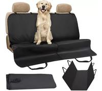 Purlov 23691 Couverture de protection de voiture pour chiens de taille moyenne et grande taille pour siège arrière, tapis de transport, pneus, semis d'arbre, sangles de fixation, étanche, universelle