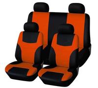 Housse De Siège Auto Avant/arrière En Tissu Pour Genesis G70 G80 G90, Coussin Protection Pour Coupé, Accessoire Intérieur Voiture Housses de siège voiture(5Seats-orange)