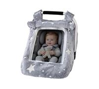 Housse De Siège Auto Enfant Filet de Protection Coton Poussette | Cache siège auto pour enfant pour Grands-Parents Familles Crèche Sorties en Plein Air Marche à Pied École Courses Garage