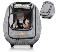 Housse de siège auto imperméable pour bébé, housse de siège auto pour bébés, housse de siège de voiture pour garçons et filles, garde les bébés au chaud et confortable