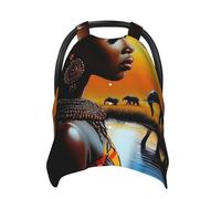 Housse de siège auto pour bébé africain - Couverture d'allaitement douce pour bébé - Pour filles et garçons