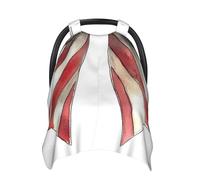 Housse de siège auto pour bébé avec nœud de drapeau américain dessiné à la main - Housse de siège auto pour bébé - Housse de siège auto pour filles et garçons