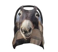 Housse de siège auto pour bébé avec trois ânes mignons - Housse de siège auto pour bébé - Housse de siège auto pour bébé - Pour filles et garçons