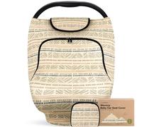 Housse de siège auto pour bébé - Housse siège bébé pour printemps, l'automne, l'hiver - Stretch Fit universel pour bébé, garçon, fille,housse d'allaitement, douce & respirante Housse siège (Maya)