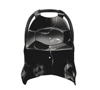 Housse de siège auto pour bébé motif football noir, multi-usages, respirante, pour maman, poussette douce, pare-soleil pour nouveau-né