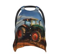 Housse de siège auto pour bébé, motif tracteur agricole fantastique, multi-usages, respirante, couverture d'allaitement pour maman, poussette, pare-soleil doux, cadeau de fête prénatale