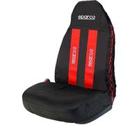 Housse de Siège Auto - SPARCO - Universelle - Noir/Rouge - Polyester/Éponge - Lavable