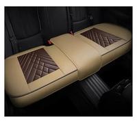 Housse De Siège Auto Universelle En Cuir PU Pour KIA Pour Soul Pour Forte Pour Sorento Accessoires Intérieurs Housses de siège auto(Beige Coffee,Arrière)