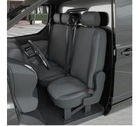 Housse de siège Auto / Voiture - Sur Mesure pour RENAULT MASTER / OPEL MOVANO (Dès 01/2010) - 1 siège + 1 banquette