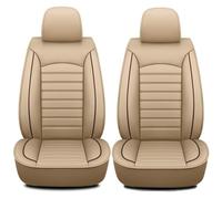 Housse de siège Avant de Voiture pour Renault Captur/Scénic E-Tech/Grand Kangoo E-Tech / 5 E-Tech 2024-, Protecteurs de Siège Interieur Ensembles Housses De Siège Avant,D Beige