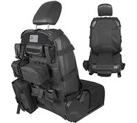 Housse de siège avant universelle - Sacs de rangement multi-compartiments - Poches Molle - Noir