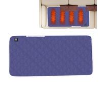 Housse de Siège Chauffante,Coussin Chauffant Réglable USB Pour Siège De Stade | Étanche pour Dos Lombaire Cuisse Hanche Conducteurs Étudiants Seniors Gamers Bureau Voiture Intérieur Pique-nique