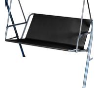 Housse de siège de balançoire de jardin, housse de rechange de chaise de jardin, housse de siège de rechange pour balancelle hollywoodienne, tissu Oxford 900D, extérieur 2 et 3 places (noir : 158 × 52