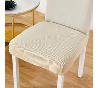 Housse De Siège De Chaise,Siège De Chaise Couvre Housse Pour Coussin De Chaise,Housse De Chaise Salle À Manger Extensible Couverture De Chaise,Démontable Housse Assise Chaise Mange