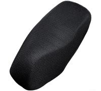 Housse de siège de moto noire en maille respirante 3D imperméable et résistante au soleil avec coussinet élastique rapide pour la plupart des vélos, toutes saisons (B)