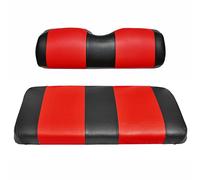 Housse de siège de Rechange pour Chariot de Golf EZGO TXT - Siège Avant ou arrière - Vinyle Marin de qualité supérieure - Coutures à 5 Panneaux - Installation à Agrafe - Housses de siège Bicolores