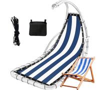 Housse de siège de rechange pour fauteuil suspendu, accessoires de fixation Chaise Fix, housse de siège de chaise à bascule - Convient pour pelouse, terre, extérieur, terrasse, camping, jardin