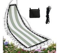 Housse de siège de rechange pour fauteuil suspendu - Épaisse et résistante à l'abrasion - Convient pour pelouse, terre, extérieur, terrasse, camping, jardin