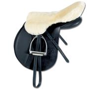 Housse de siège de selle « Real Natural » en peau d'agneau à tannage médical