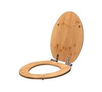 Housse de siège de toilette en bambou, épaississement lent, longueur: 400 à 470mm, largeur: 330 à 380mm, accessoires de décoration de salle de bain.(UVO universal)