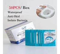 Housse De Siège De Toilette Jetable, 50 Pièces, Imperméable, Pour Affaires, Voyage, Hôtel, Tourisme, Lieu Public, Sécurité, Protection Sanitaire