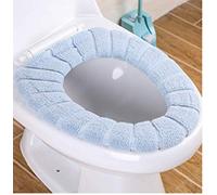 Housse De Siège De Toilettes WC Tapis pour lunette WC type O Housse de remplacement souple lavable Coussin d'assise pour salle de bain