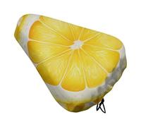 Housse de siège de vélo à motif de tranche de citron, extra douce et confortable, protection contre la pluie, le soleil, housses durables et résistantes à la poussière pour vélos de ville et de