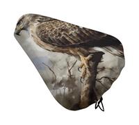 Housse de siège de vélo assise Aquarelle de Hawk - Rembourrée - Extra large - Confortable - Pour homme et femme - Imperméable - Avec cordon de serrage - Convient pour route/montagne/exercice
