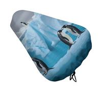 Housse de siège de vélo Penguins On The Iceberg, extra douce et confortable, protection contre la pluie, le soleil, protection de sièges de siège, housses durables et anti-poussière pour vélos de