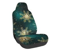 Housse de siège de voiture élastique motif flocon de neige galaxie - Ajustement universel - Pour berline, SUV, camion