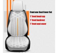 Housse De Siège De Voiture En Daim Souple,Coussin De Support Universel Pour Siège De Conducteur,Tapis De Protection Respirant Et Antidérapant,Accessoires D'intérieur De Voiture.Front Seat Graywhite.